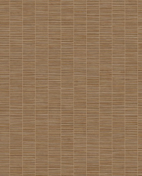 Brown wallpaper, bamboo imitation, 333433, Emerald, Eijffinger