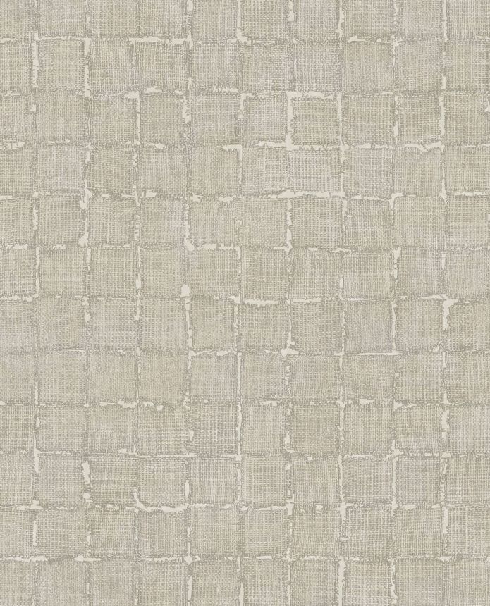 Grey-beige wallpaper, fabric imitation, 333451, Emerald, Eijffinger