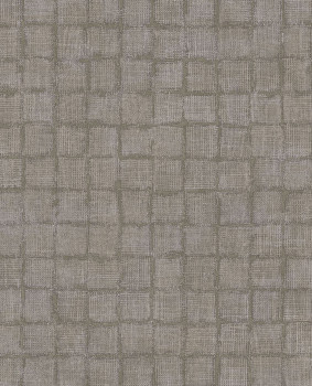 Brown-grey wallpaper, fabric imitation, 333452, Emerald, Eijffinger