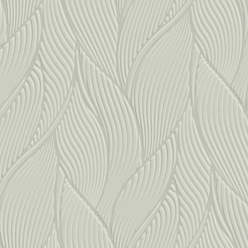 Luxury gray-silver wallpaper, leaves, Z18907, Trussardi 7, Zambaiti Parati
