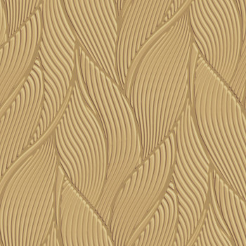 Luxury gold wallpaper, leaves, Z18910, Trussardi 7, Zambaiti Parati