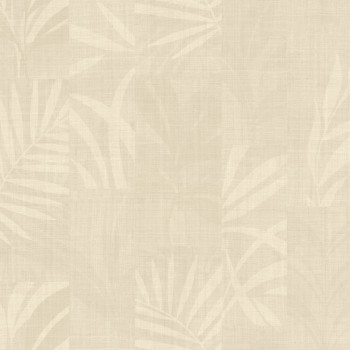 Luxury beige wallpaper with leaves, Z18915, Trussardi 7, Zambaiti Parati