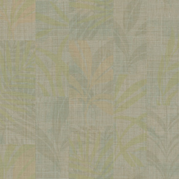 Luxury green wallpaper with leaves, Z18920, Trussardi 7, Zambaiti Parati