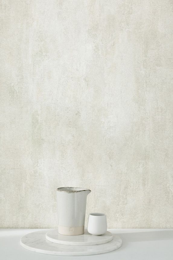 Non-woven wallpaper, grey-beige, SOC116, Romance, Masureel