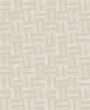 Beige geometric pattern wallpaper, YSA201, Mysa, Khroma by Masuree