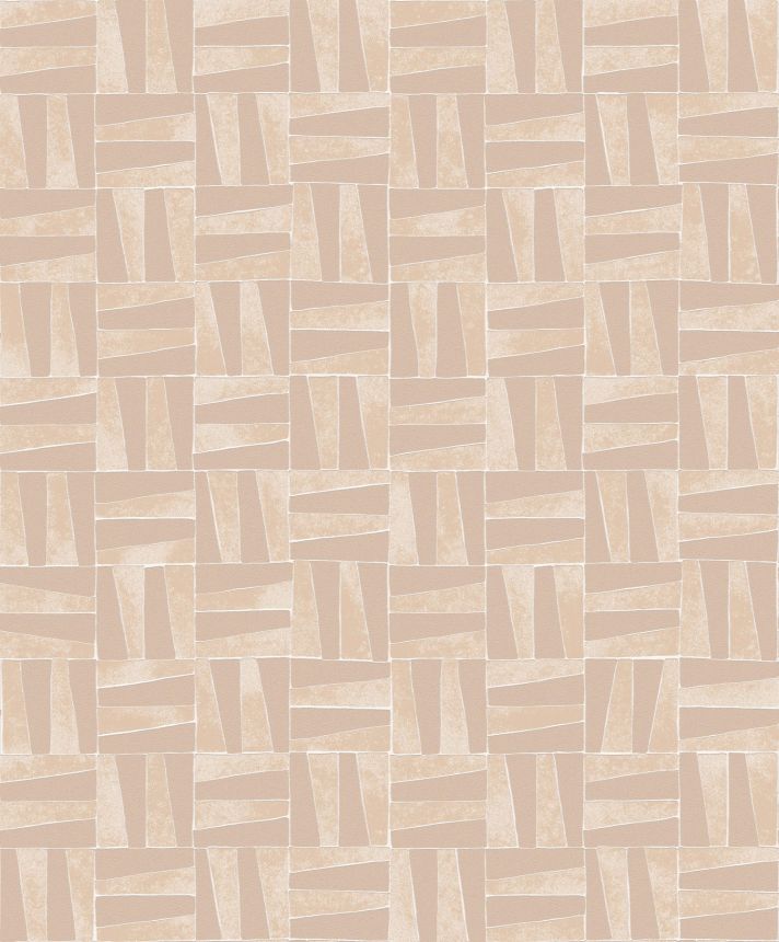 Pink geometric pattern wallpaper, YSA206, Mysa, Khroma by Masuree