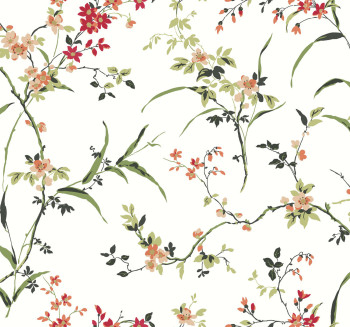 Non-woven wallpaper, blossom branches, BL1741, Blooms Second Edition Resource Library, York