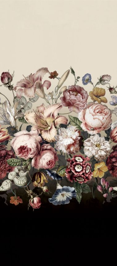 Non-woven floral wall mural, roses, flowers, BL1821M, Blooms Second Edition Resource Library, York