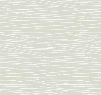 Gray-green wallpaper, white lines, EV3934, Candice Olson Casual Elegance, York