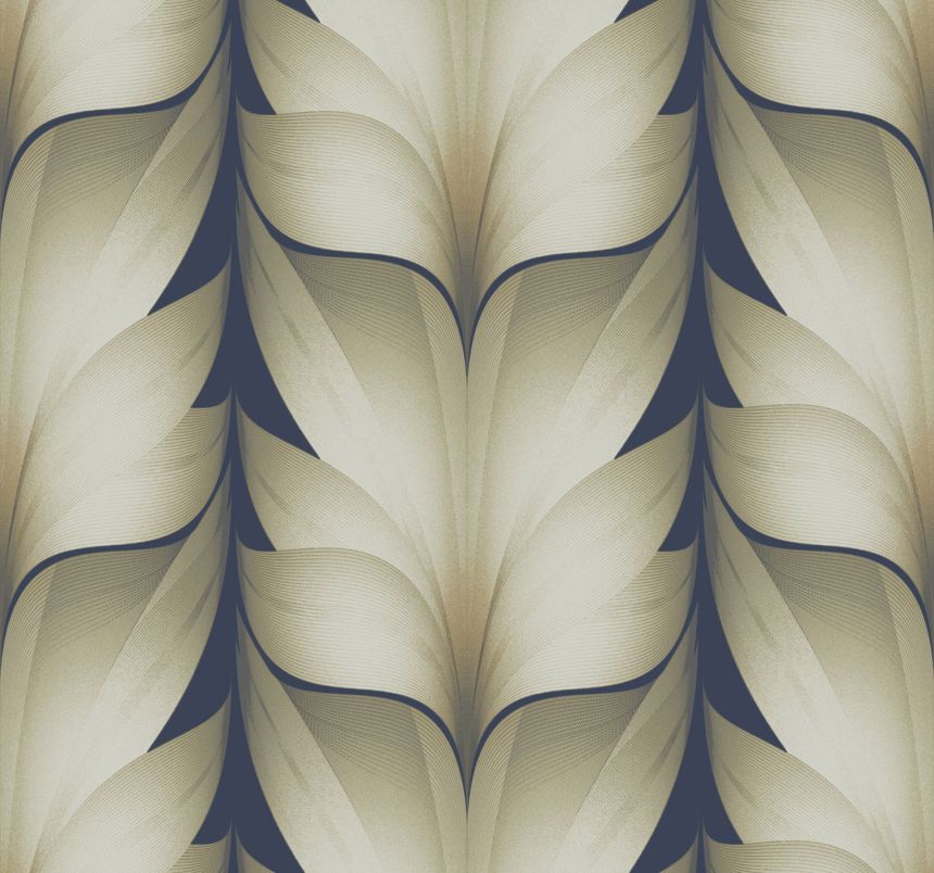 Blue-beige geometric wallpaper, EV3956, Candice Olson Casual Elegance, York