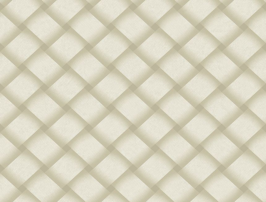 Beige geometric 3D wallpaper, EV3965, Candice Olson Casual Elegance, York