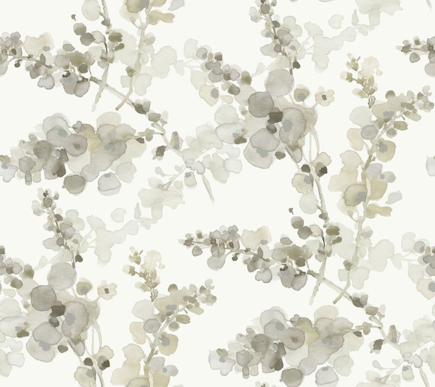 Beige-gray floral wallpaper, EV3973, Candice Olson Casual Elegance, York