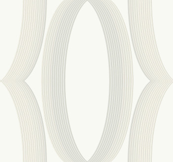 White geometric pattern wallpaper, EV3981, Candice Olson Casual Elegance, York