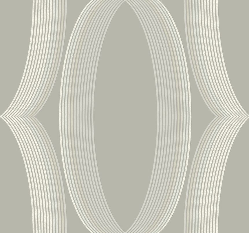 Gray geometric pattern wallpaper, EV3983, Candice Olson Casual Elegance, York