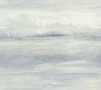 Gray-blue wallpaper, landscape in fog, EV3988, Candice Olson Casual Elegance, York