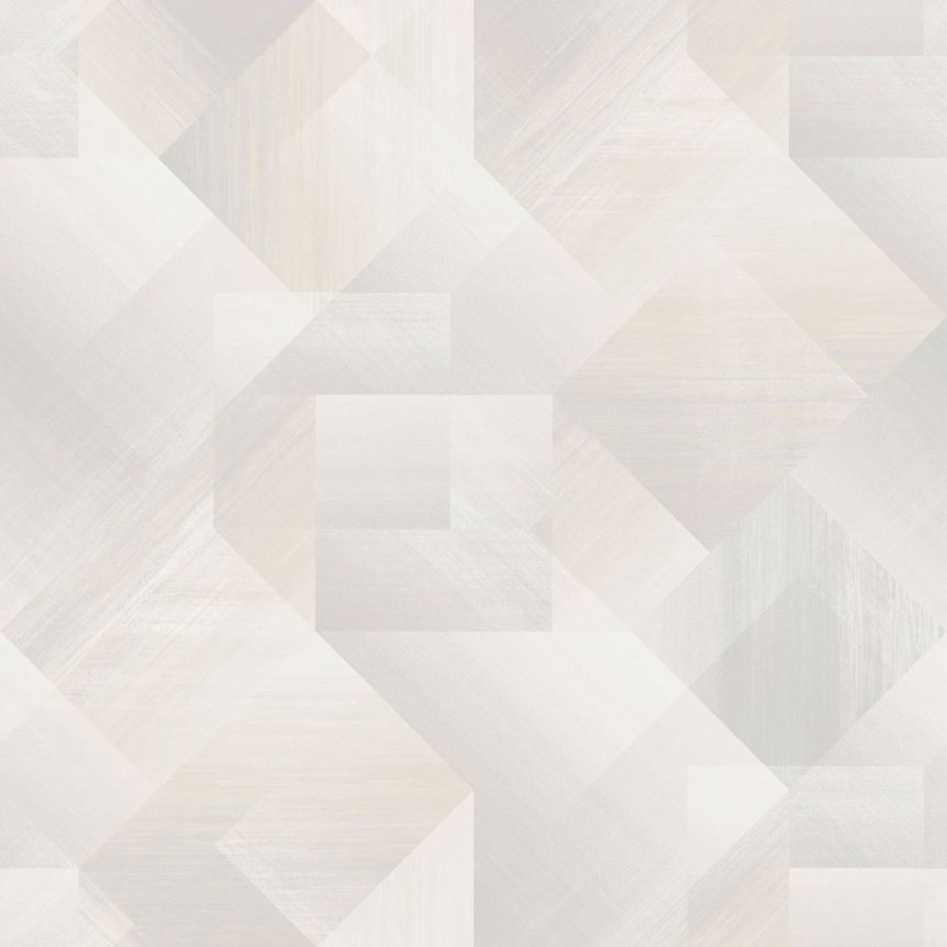 Gray-white geometric pattern wallpaper, UR3221, Universe 4, Grandeco