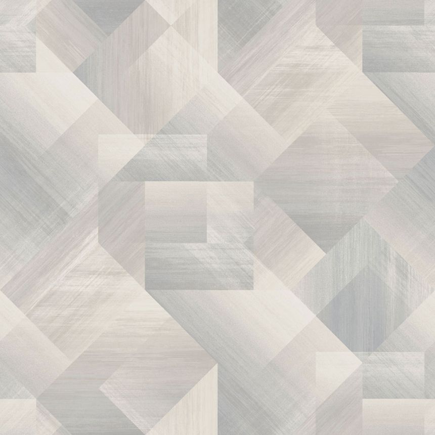 Gray-beige geometric pattern wallpaper, UR3223, Universe 4, Grandeco