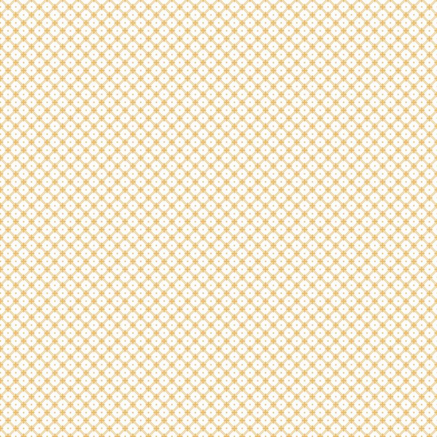 White-yellow grid non-woven wallpaper, 119849, Laura Ashley 3