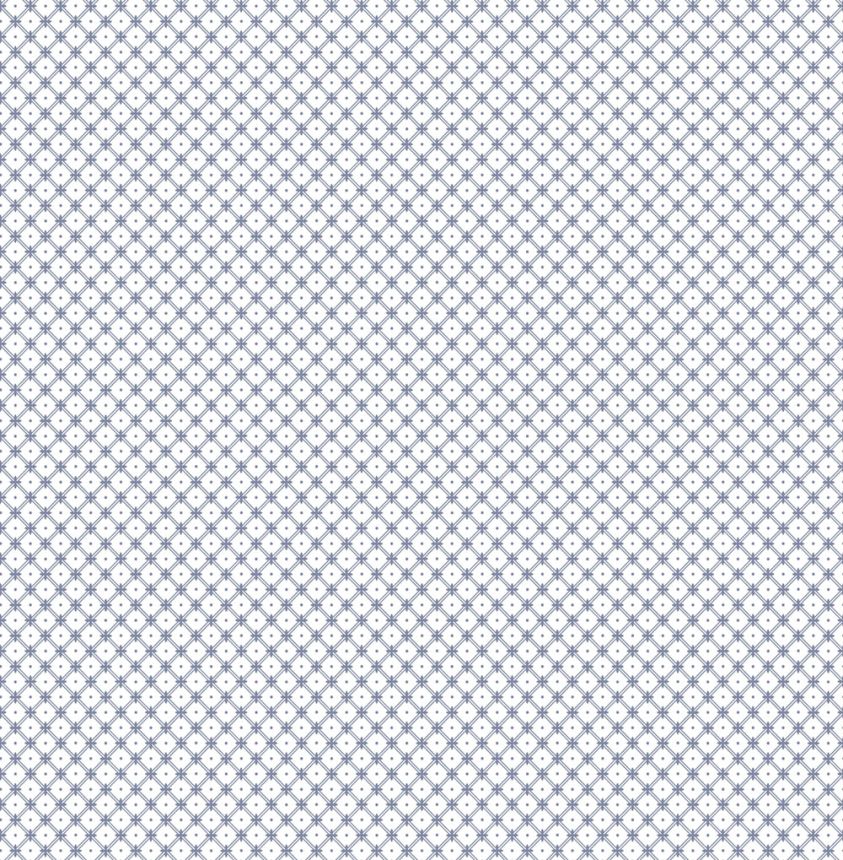 White-blue grid non-woven wallpaper, 120135, Laura Ashley 3