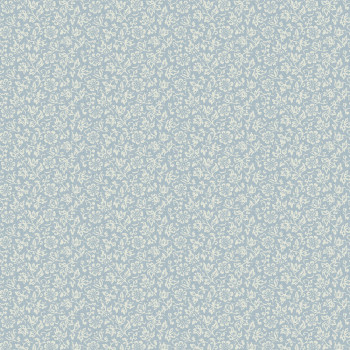 Blue-white non-woven floral wallpaper, 121078, Laura Ashley 3