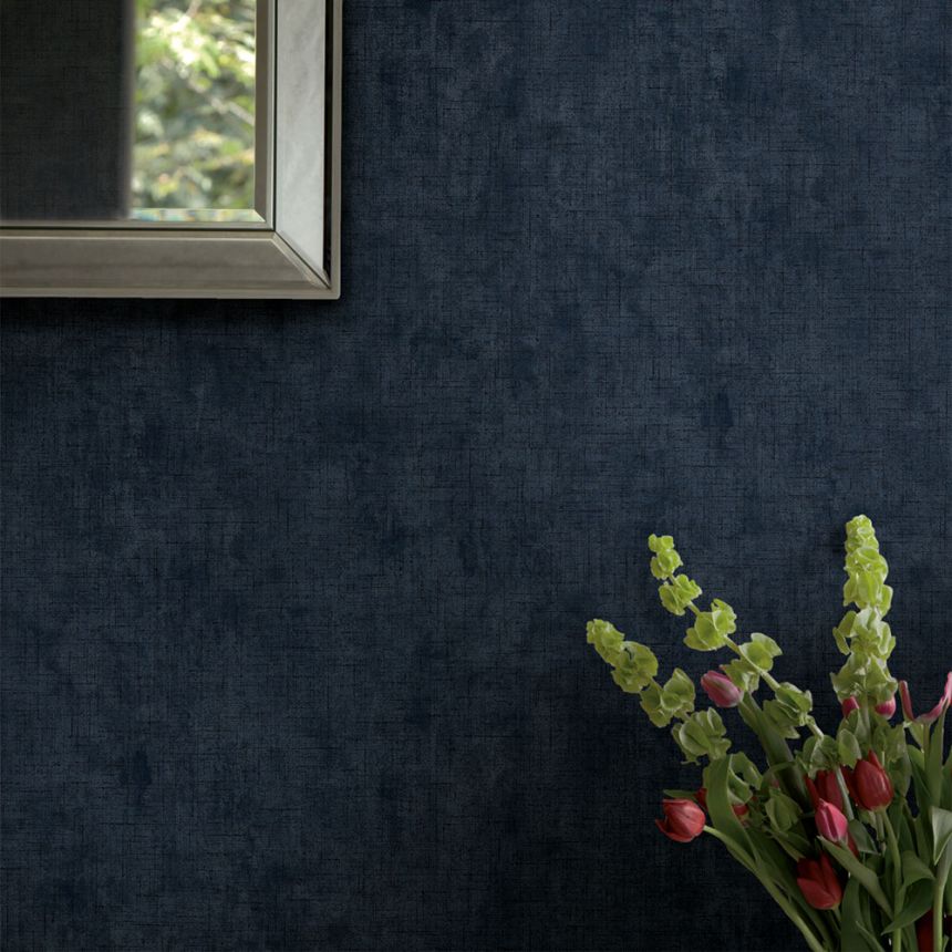 Dark blue non-woven wallpaper, 121097, Laura Ashley 3