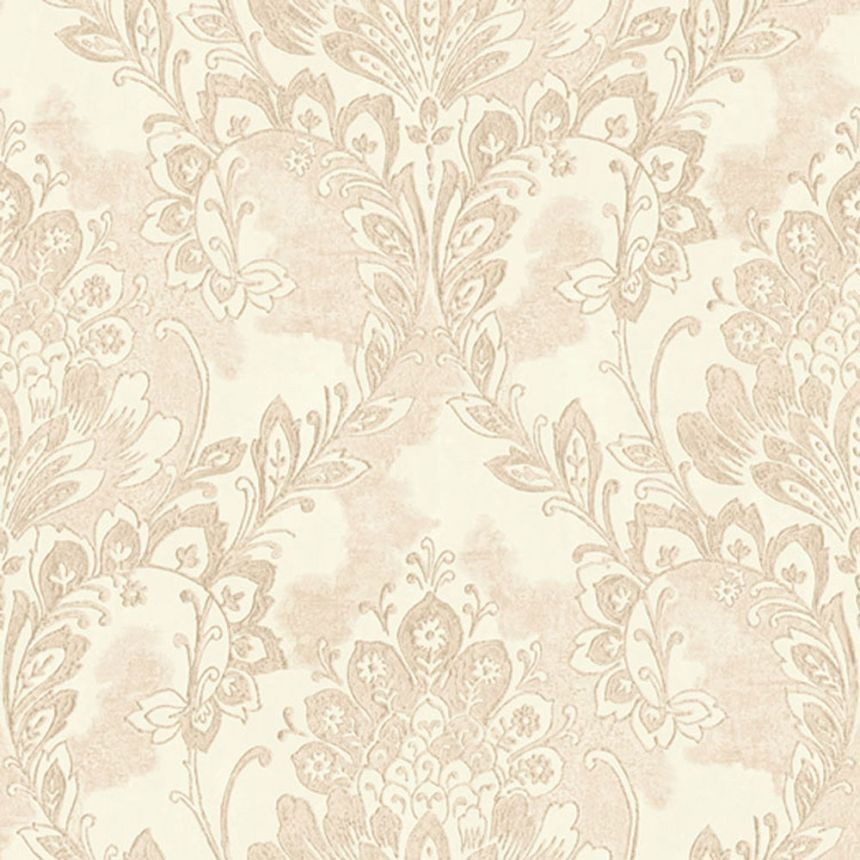 Cream-beige baroque wallpaper, 78416, Makalle II, Limonta