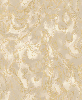 Luxury beige metallic wallpaper with a rough texture, 57302, Aurum II, Limonta