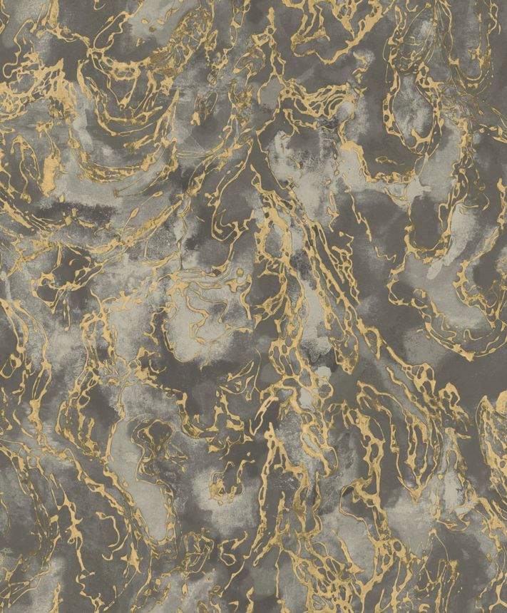 Luxury gray metallic wallpaper with a rough texture, 57307, Aurum II, Limonta