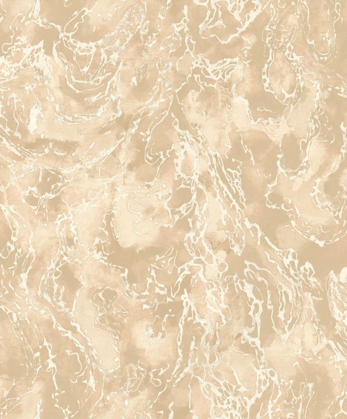 Luxury beige metallic wallpaper with a rough texture, 57321, Aurum II, Limonta