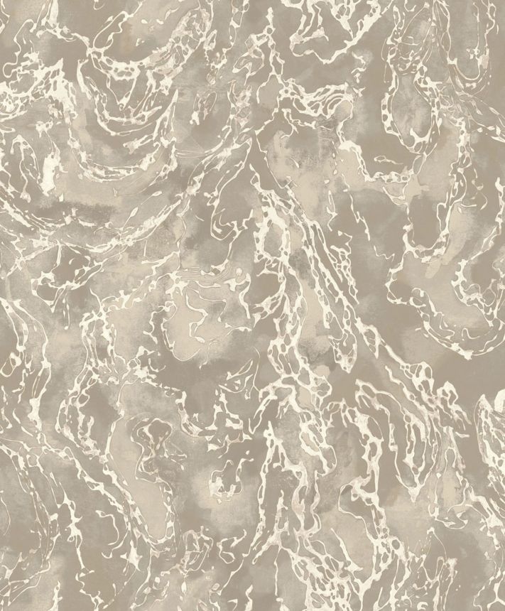Luxury beige-gray metallic wallpaper with a rough texture, 57323, Aurum II, Limonta