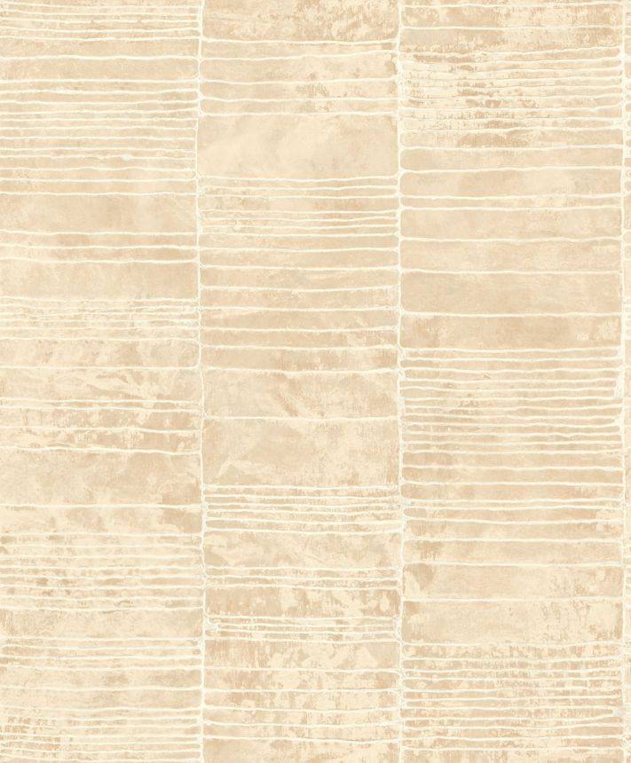 Luxury beige geometric pattern wallpaper, 57421 Aurum II Limonta