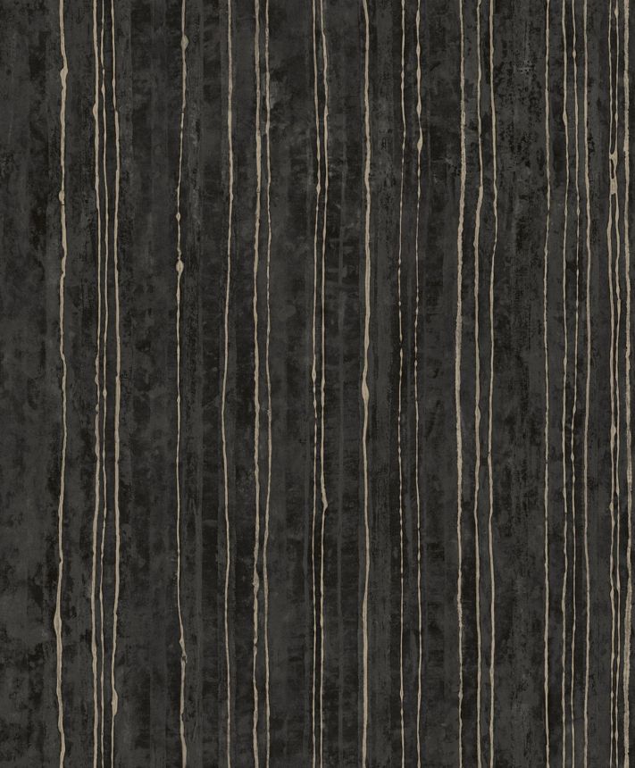 Luxury black striped wallpaper, 57708, Aurum II, Limonta