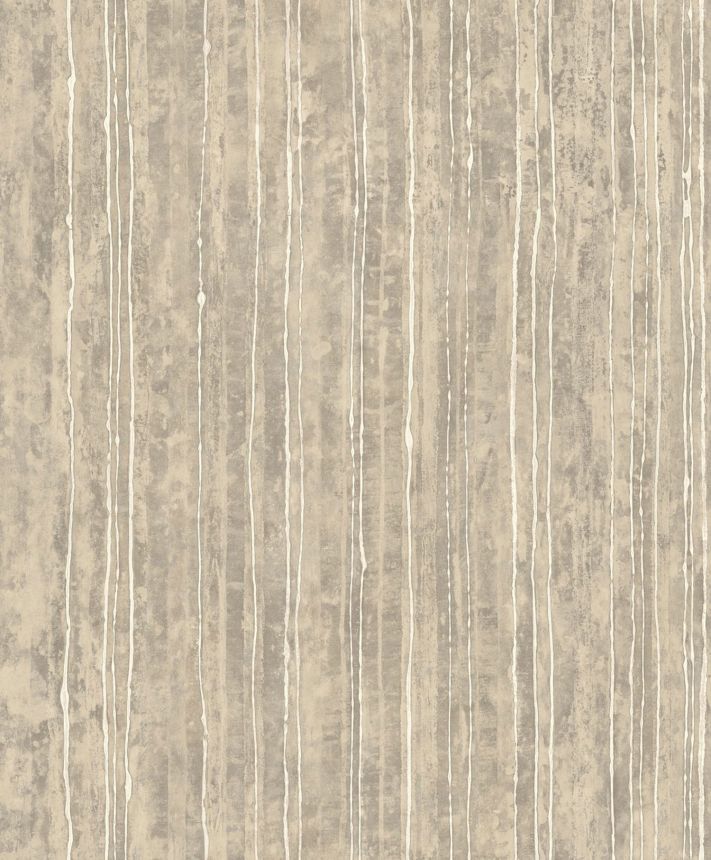 Luxury gray-beige striped wallpaper, 57723, Aurum II, Limonta