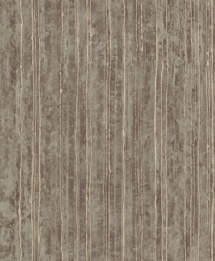Luxury gray-brown striped wallpaper, 57724, Aurum II, Limonta
