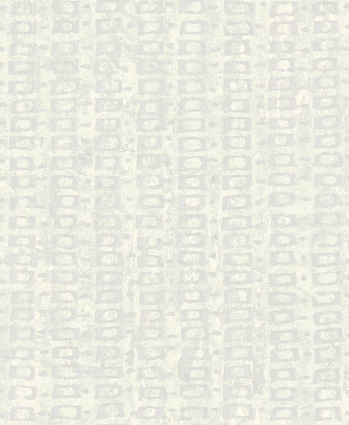 Luxury white geometric pattern wallpaper, 58711, Aurum II, Limonta