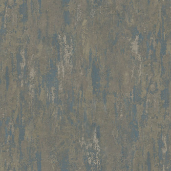 Blue-gold non-woven wallpaper, stucco,78629, Makalle II, Limonta