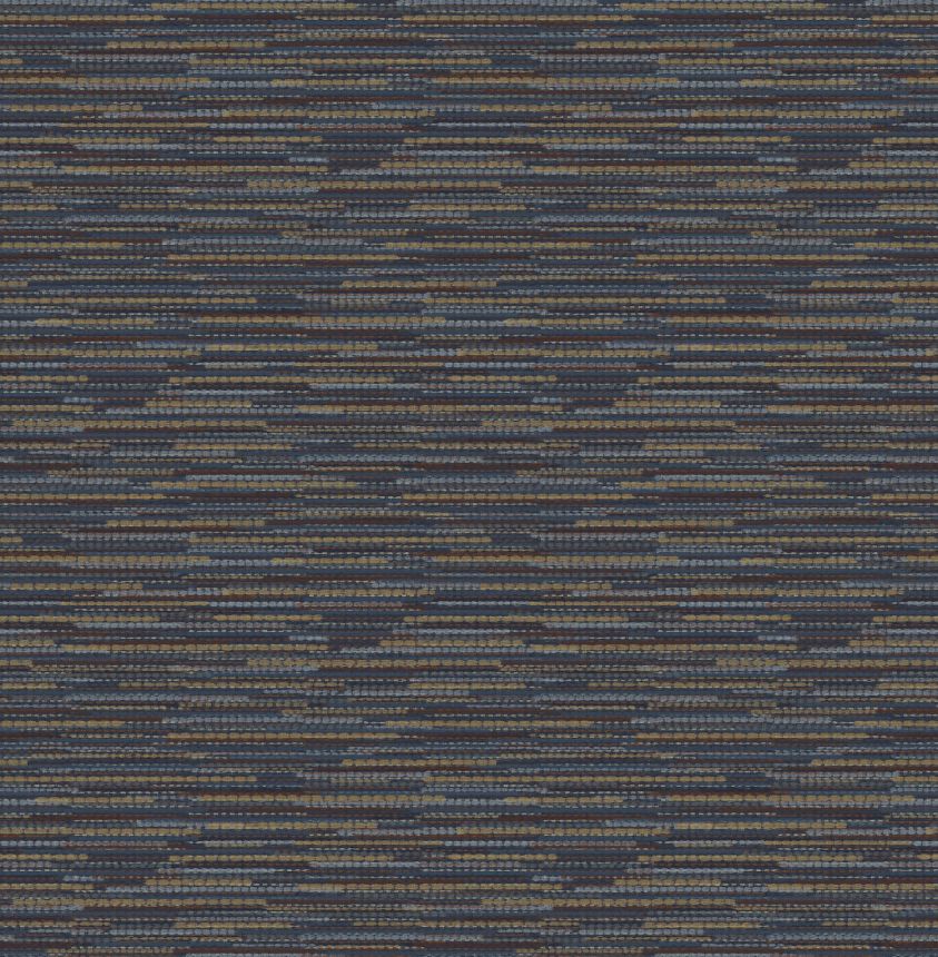 Blue non-woven wallpaper, fabric imitation, 120659, Retreat, Graham&Brown Premium