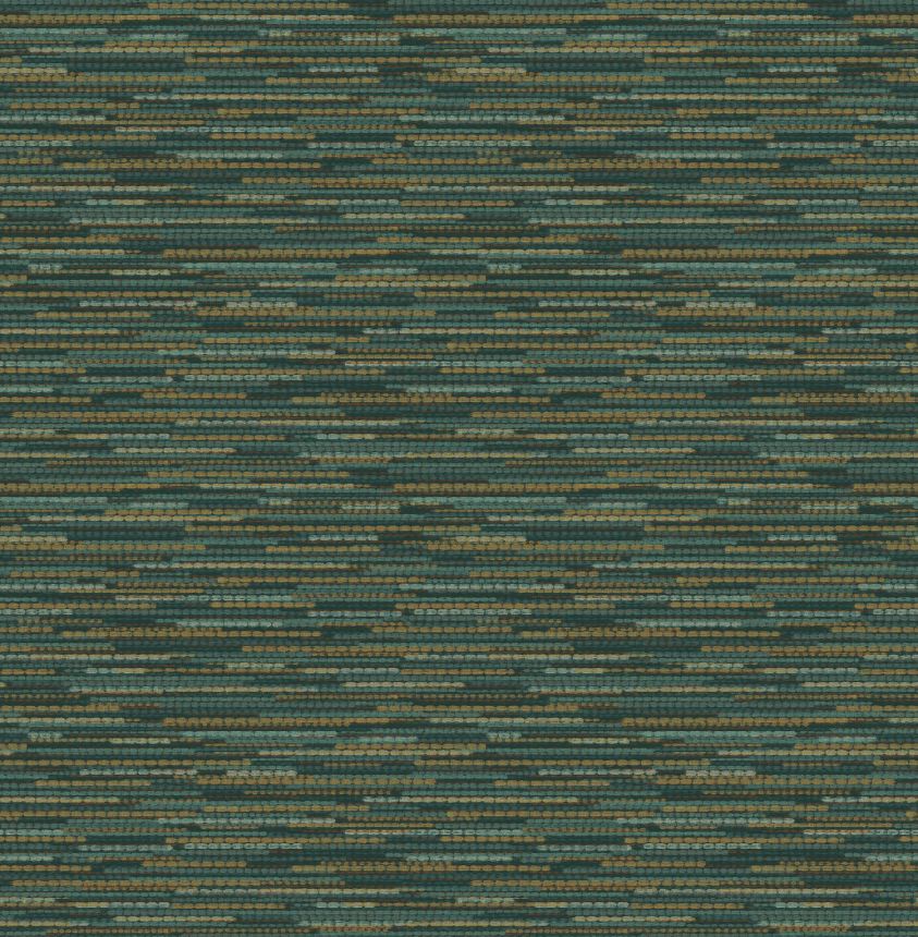 Green non-woven wallpaper, fabric imitation, 120661, Retreat, Graham&Brown Premium