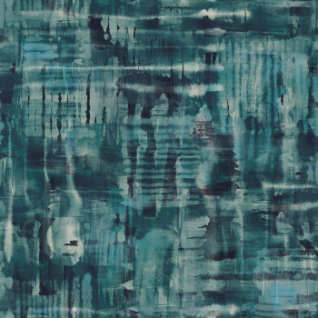 Blue-green non-woven wallpaper, 121436, New Eden, Graham&Brown Premium