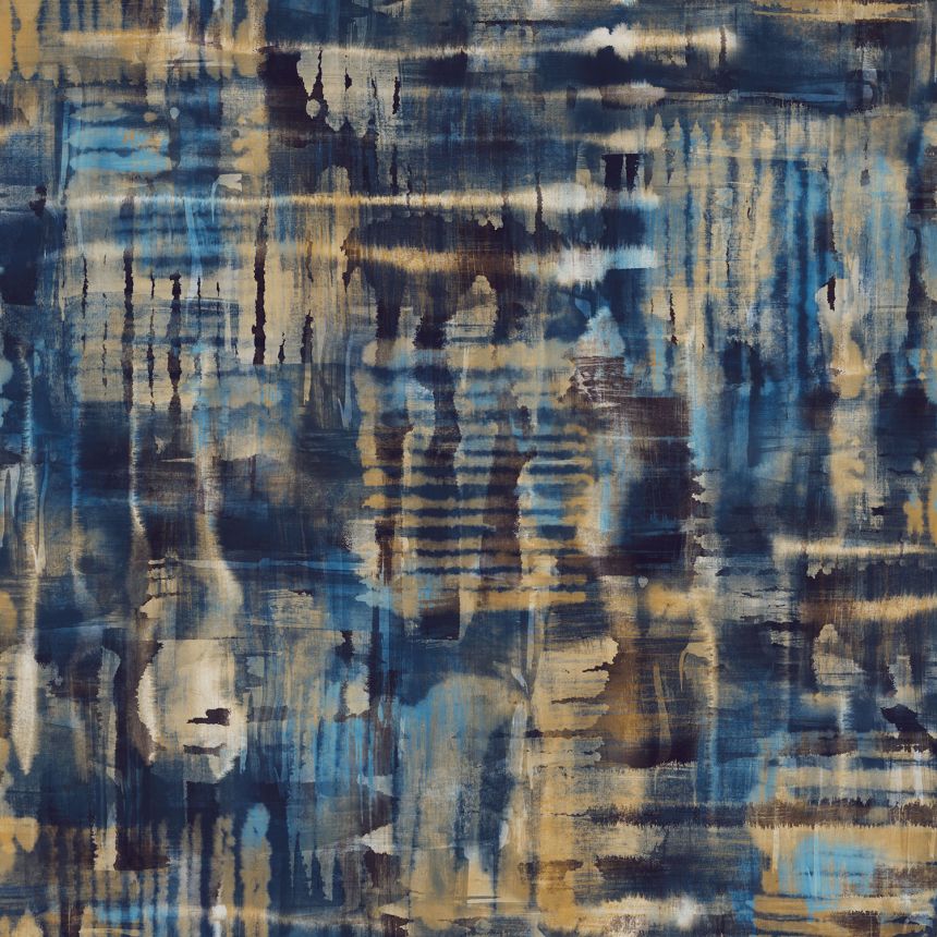 Blue-brown non-woven wallpaper, 121438, New Eden, Graham&Brown Premium