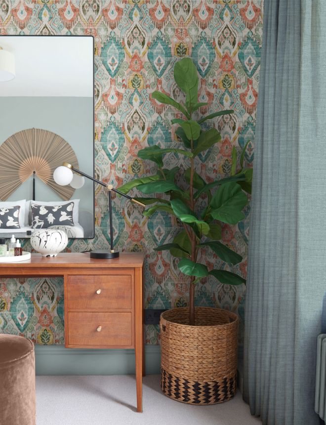 Non-woven vintage wallpaper, ethnic pattern, 121457, New Eden, Graham&Brown Premium