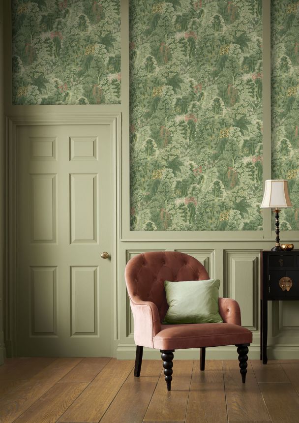 Green wallpaper, nature, trees, leaves, 121465, New Eden, Graham&Brown Premium
