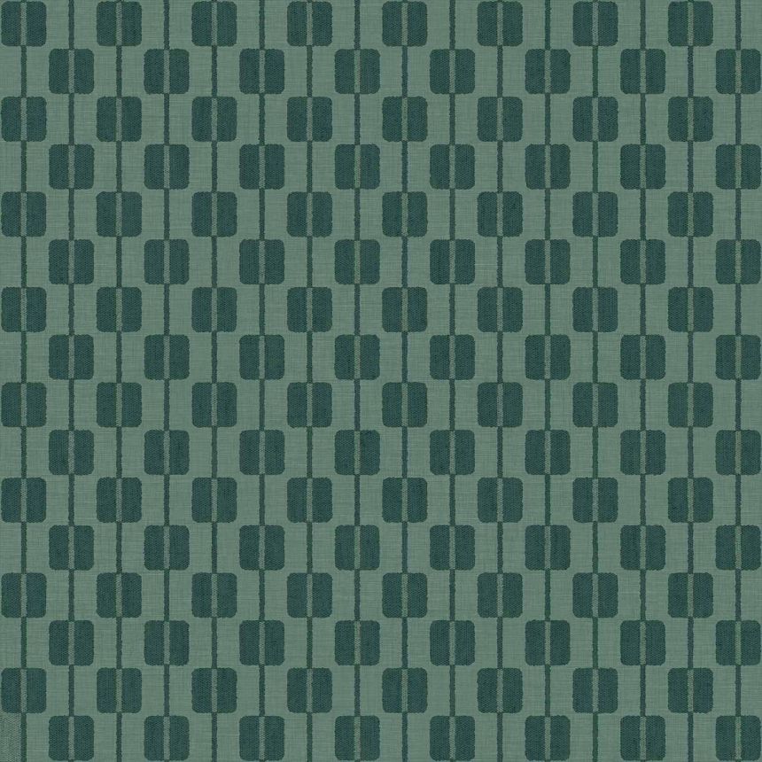 Green non-woven wallpaper, cube pattern, 30175, Energie, Cristiana Masi by Parato