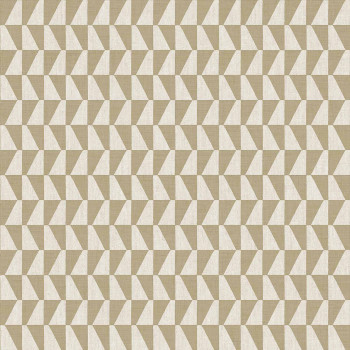 Beige-white non-woven wallpaper, geometric pattern, 30178, Energie, Cristiana Masi by Parato