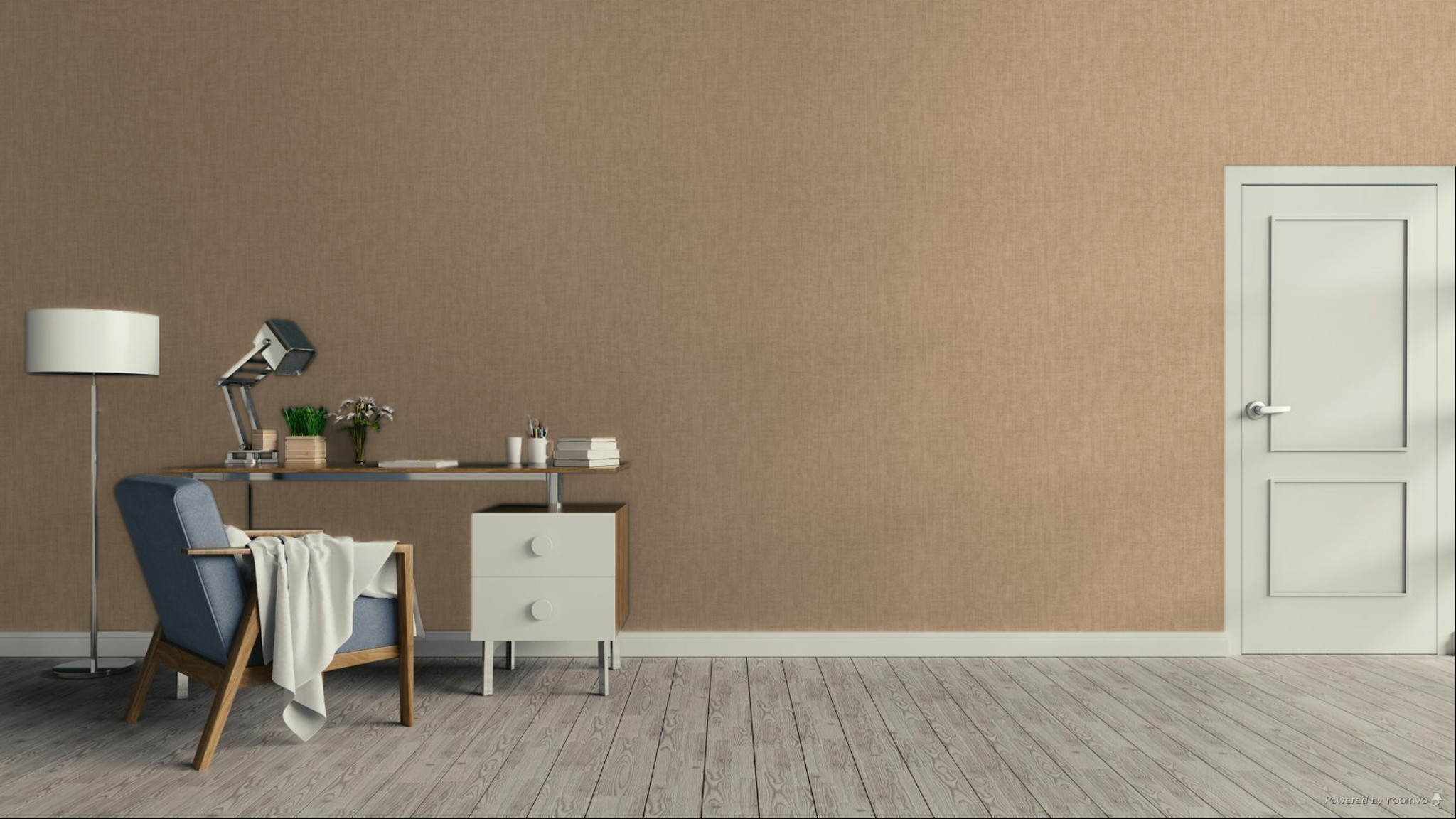 Wallpaper, brown-beige, fabric imitation, 30194, Energie, Pictura, Top Stripes, Parato by Cristiana Masi