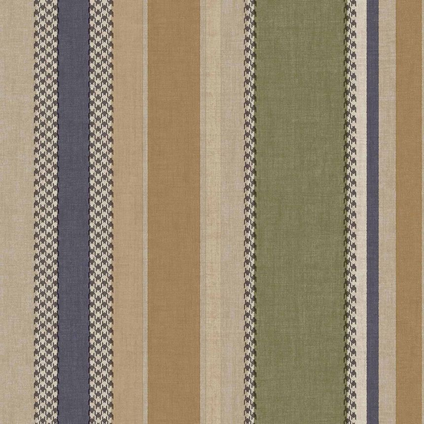 Non-woven wallpaper with colorful stripes, 26453, Thai, Cristiana Masi by Parato