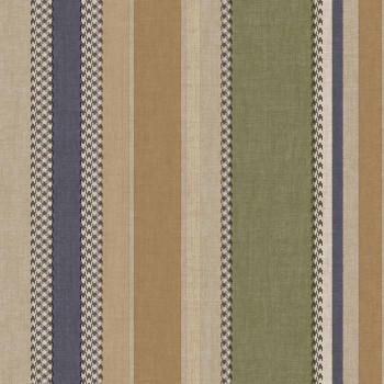 Non-woven wallpaper with colorful stripes, 26453, Thai, Cristiana Masi by Parato