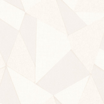 Cream geometric pattern wallpape, Z77553, Savana, Zambaiti Parati