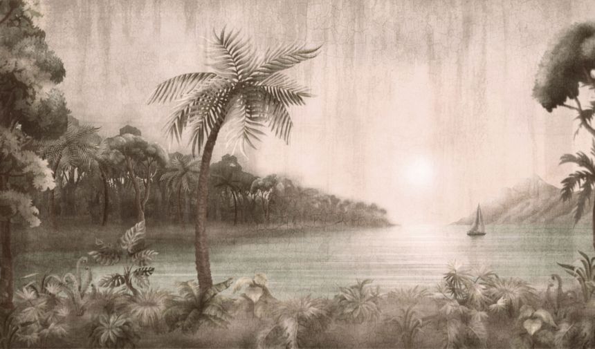 Luxury wall mural, Palm trees, sea, Z77580, Savana, Zambaiti Parati