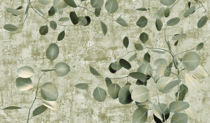 Luxury wall mural, Eucalyptus twigs and leaves, Z77598, Savana, Zambaiti Parati